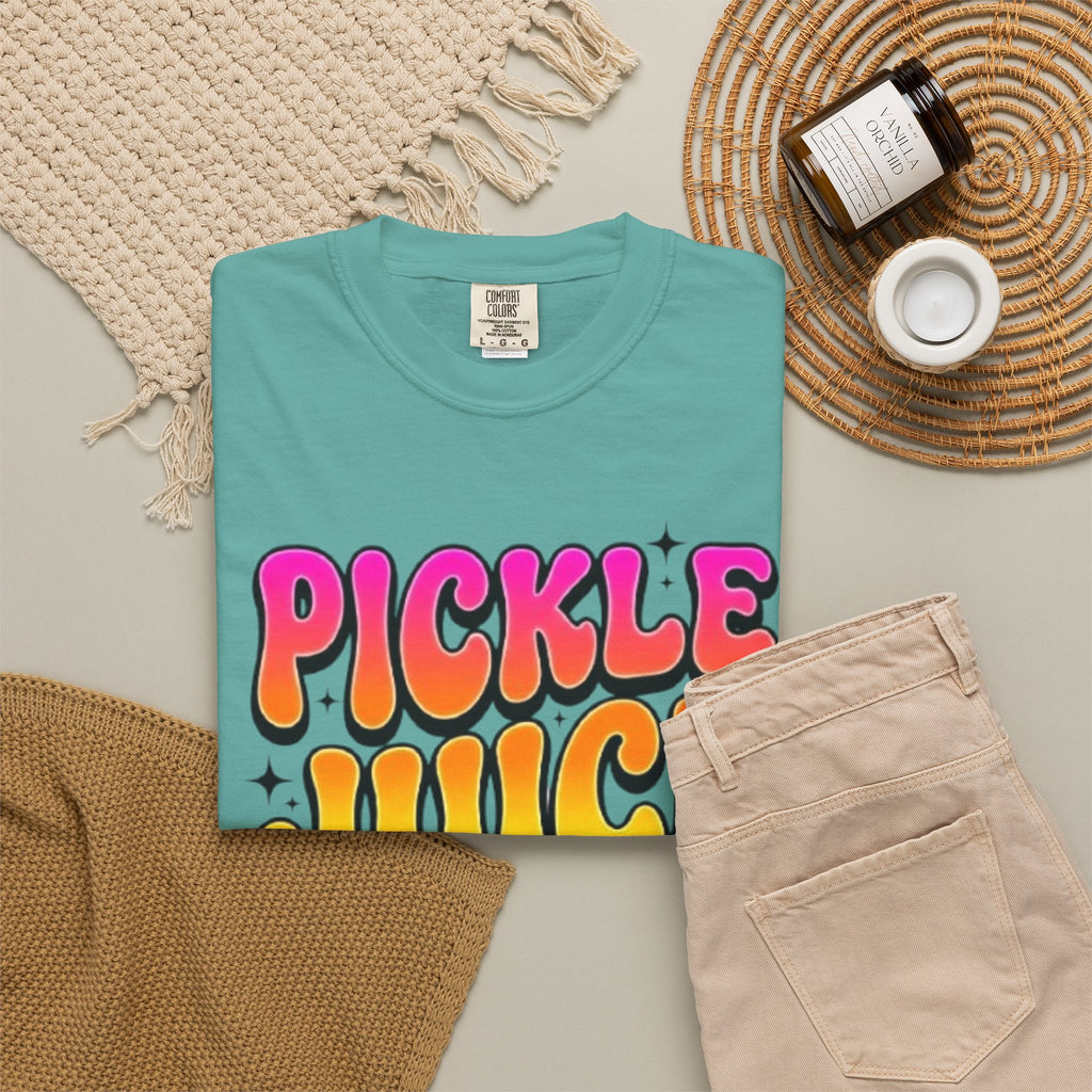 Pickle Juice Retro T-Shirt The 70s Polite Curse Vintage Graphic Tee