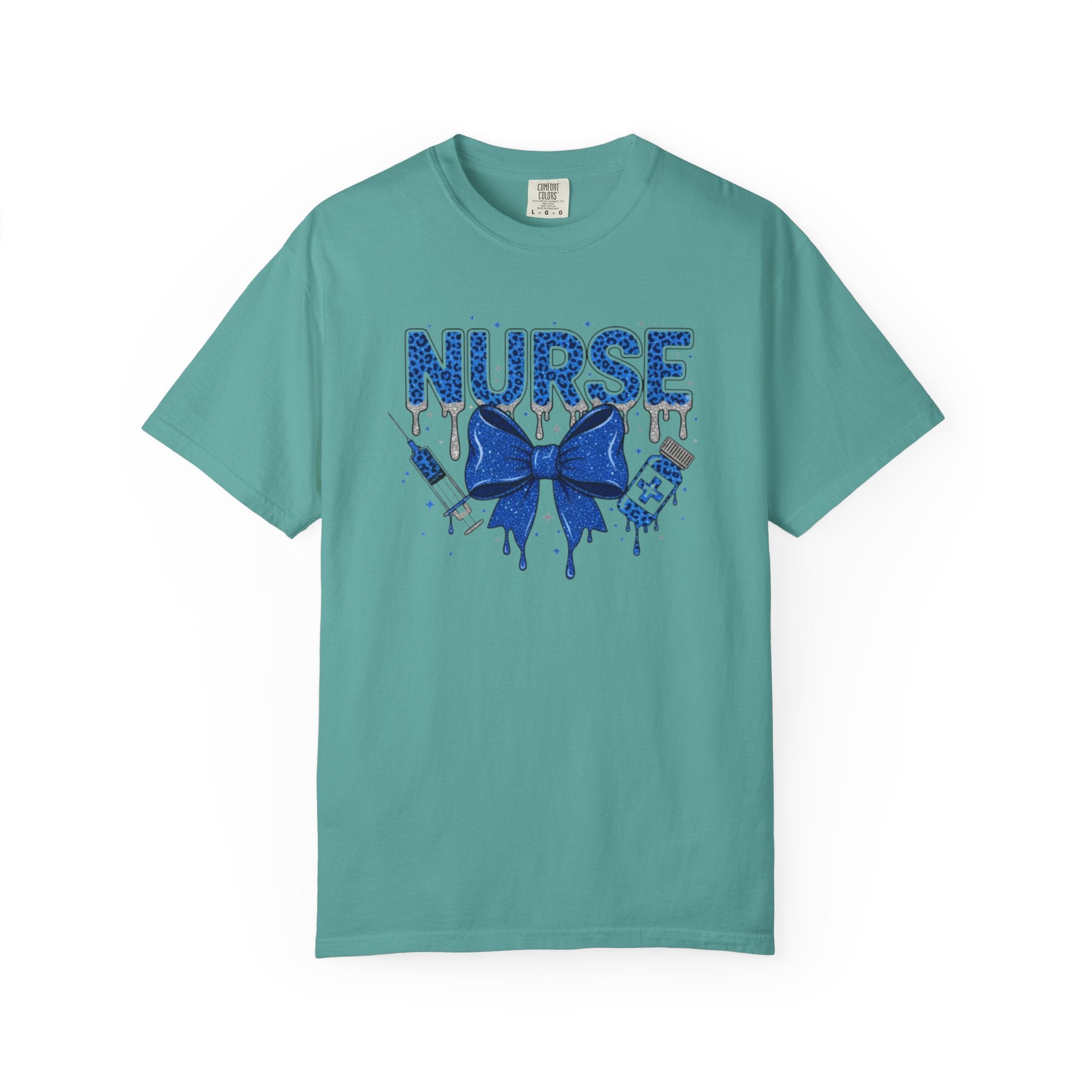 Nurse Blue Ribbon Graphic T Shirt Medical Nurse Appreciation Tee