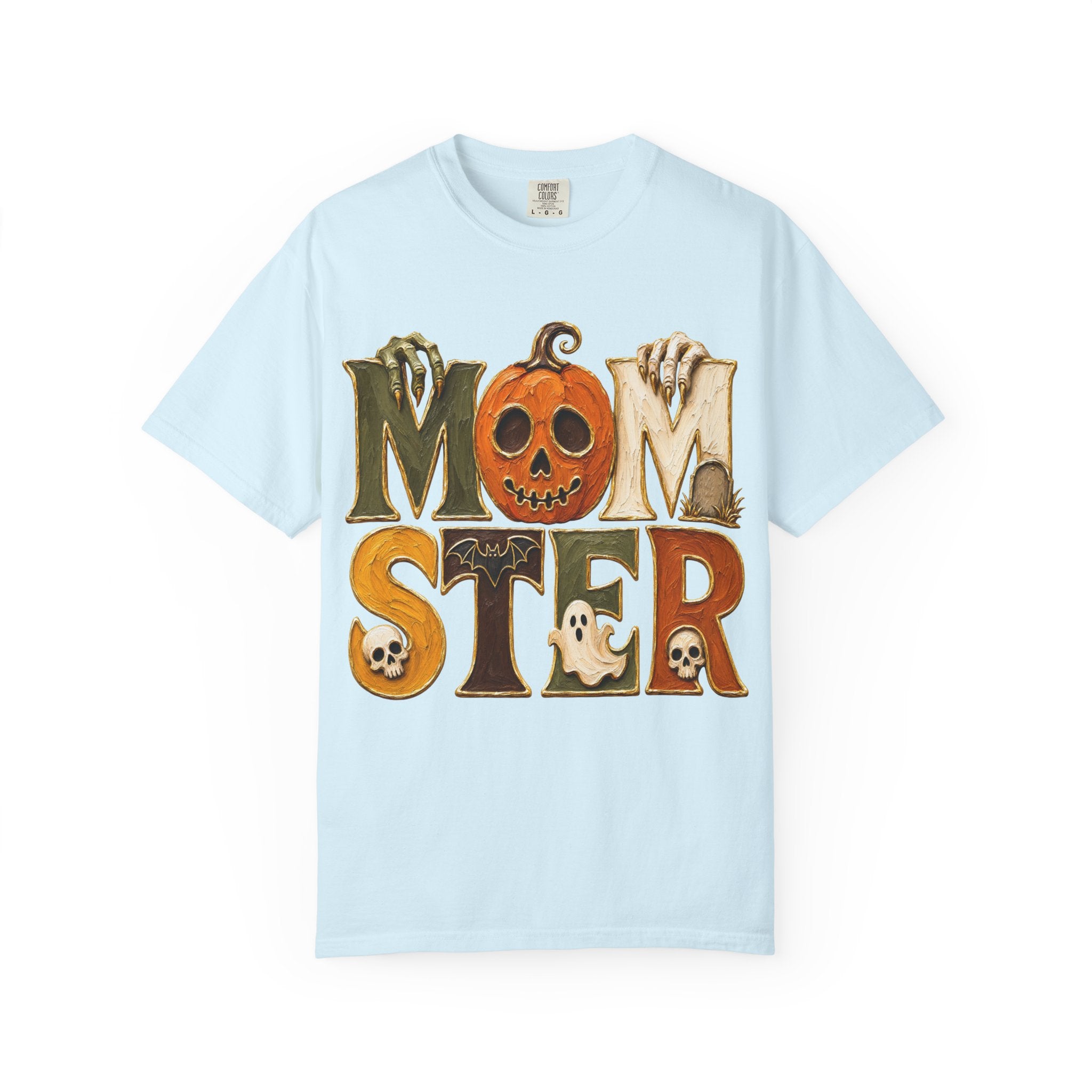 Momster Halloween T Shirt Cute Spooky Mom Graphic Tee