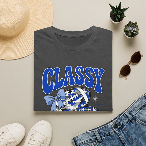 Classy Until Kickoff Football T Shirt