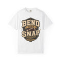 Football Bend Then Snap Repeat Graphic T Shirt Vintage Athletic Tee for Players and Fans