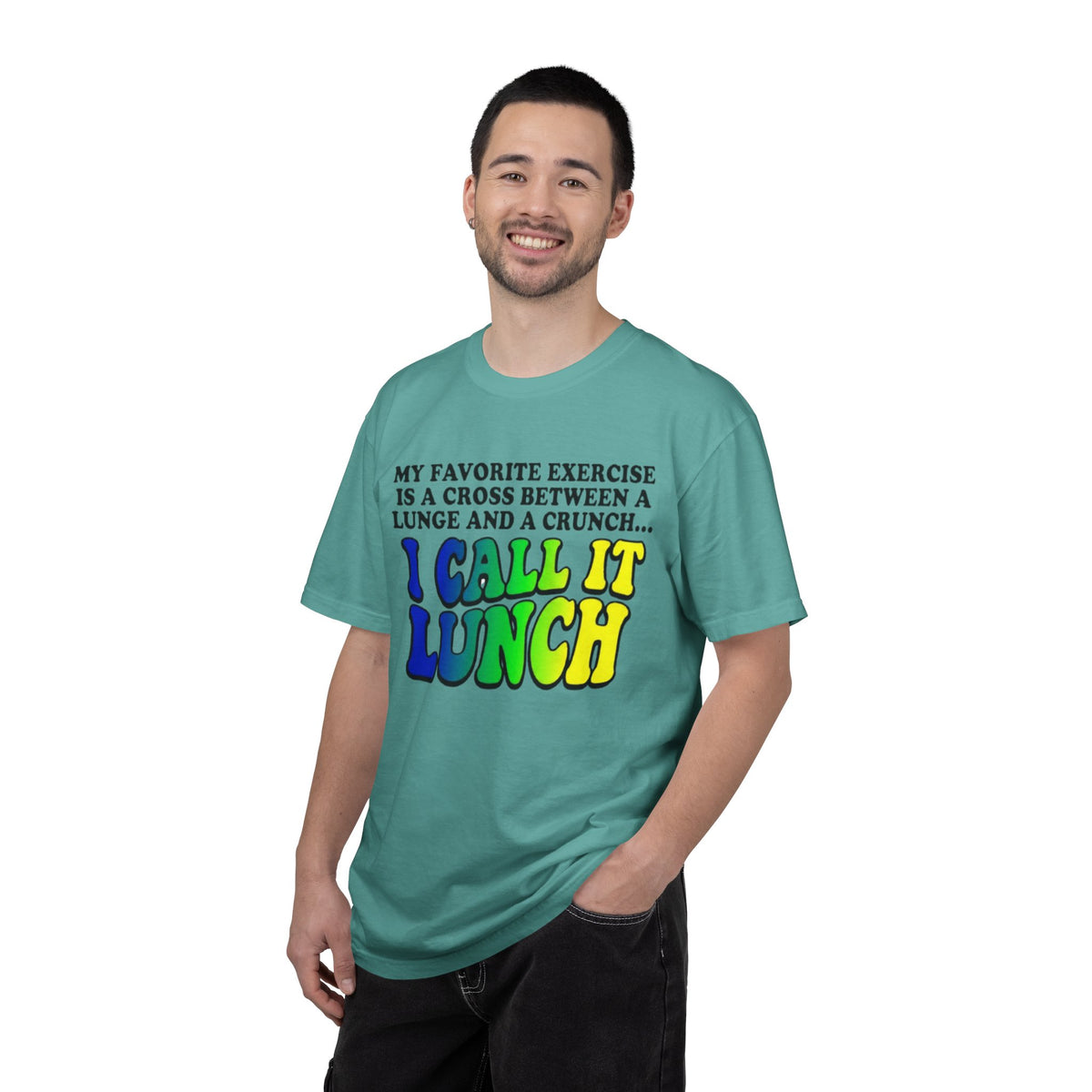I Call It Lunch T-Shirt Funny Fitness Food Quote Tee