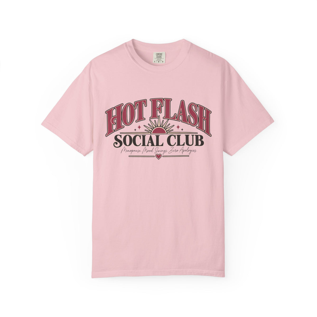 Hot Flash Social Club Shirt, Funny Menopause T Shirt, Menopause Gift for Women, Hot Flash Tee, Perimenopause Shirt, Mood Swing Tee