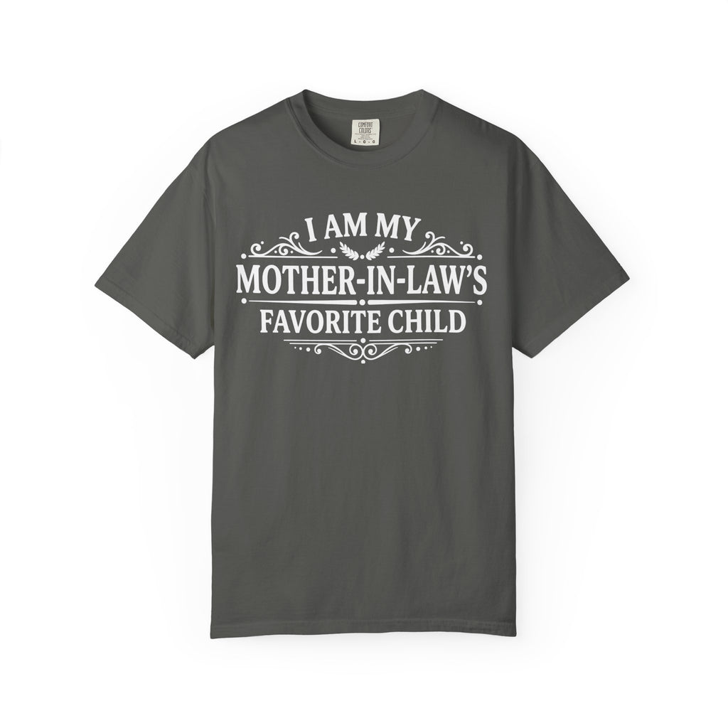 Mother in Laws Favorite Child T Shirt Funny Family Gift Tee