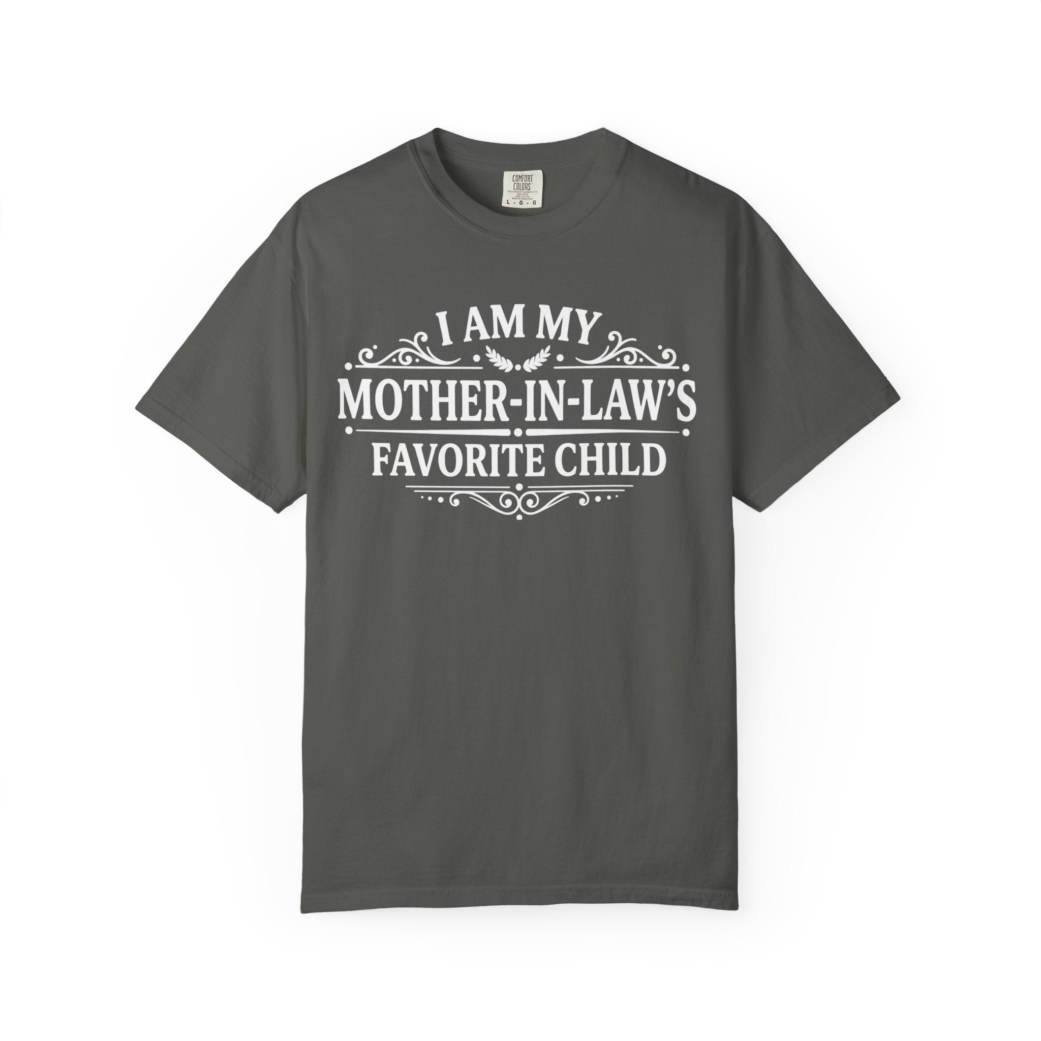 Mother in Laws Favorite Child T Shirt Funny Family Gift Tee