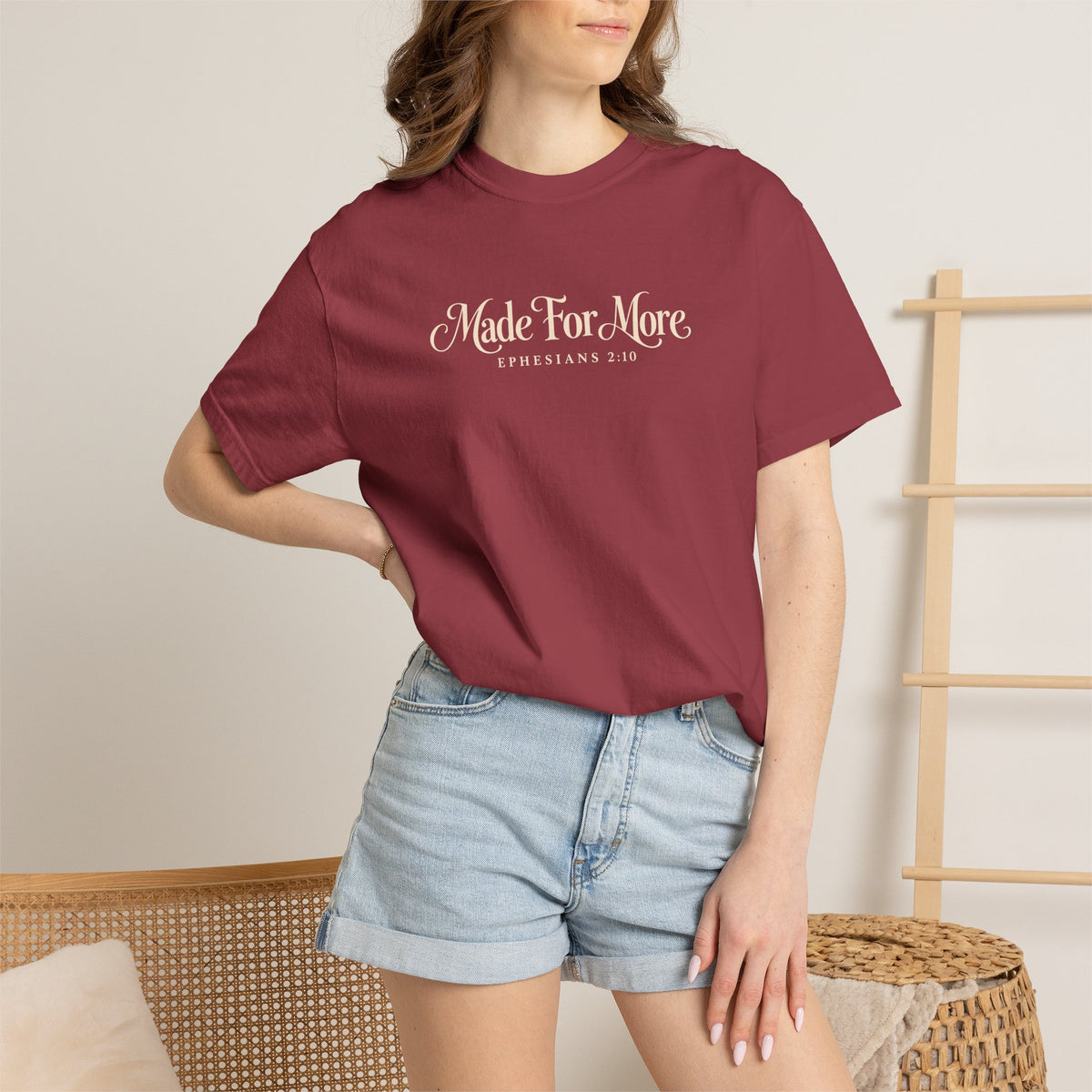 Made For More T Shirt Christian Faith Graphic Tee Ephesians 2:10