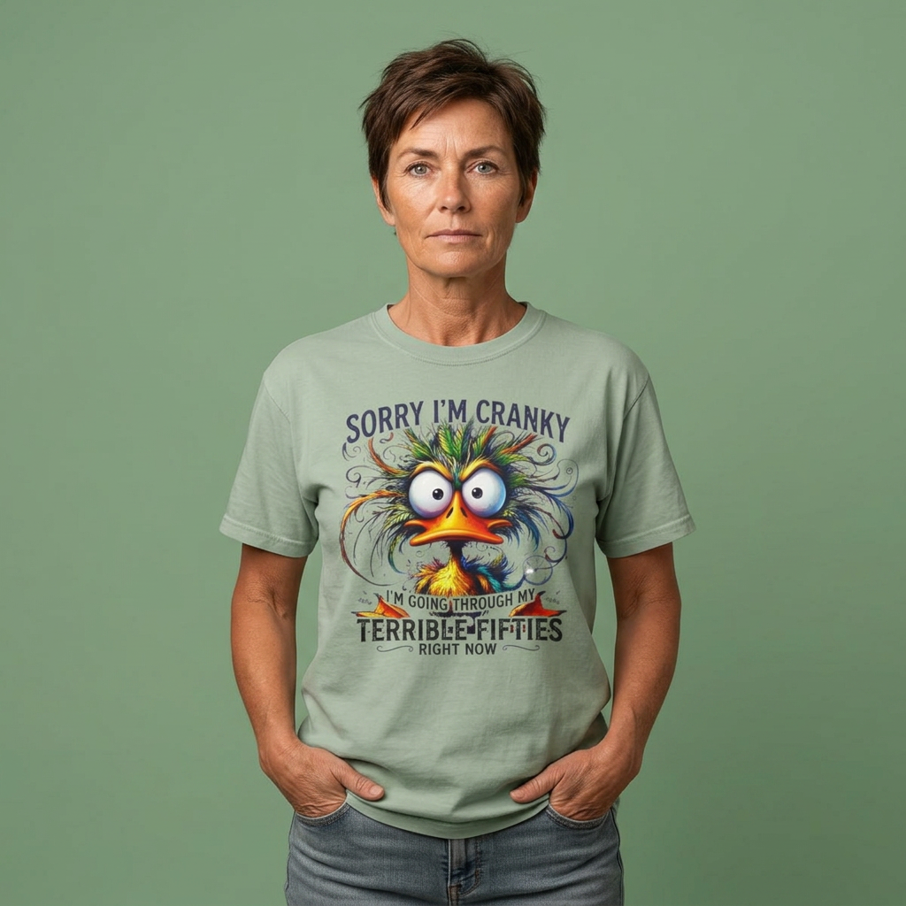 Funny Sorry Im Cranky 50s Birthday T-Shirt