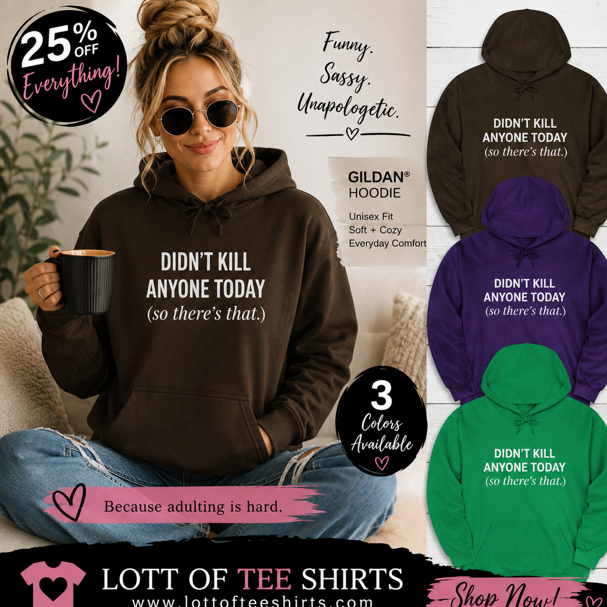 Funny Hoodie Didnt Stab Anyone Today So theres that