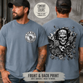 Mechanic Skull Tee Shirt I Fix Stuff That's What I Do Graphic Tee