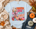 Pumpkin Spice and Jesus Christ Tee Shirt