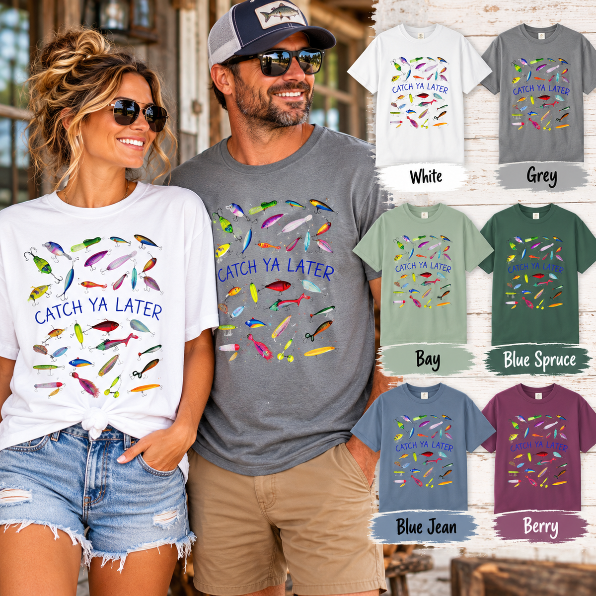 Fishing Lures Catch Ya LaterT-Shirt
