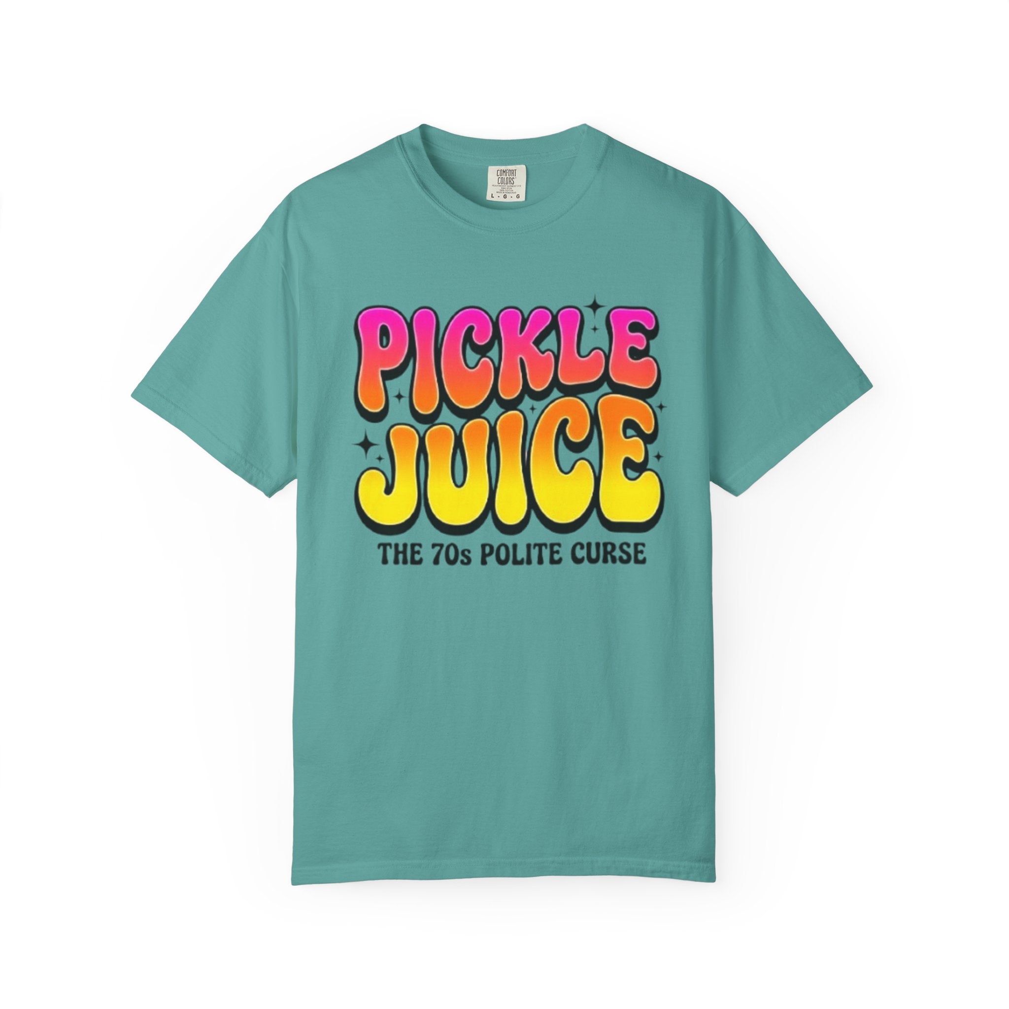 Pickle Juice Retro T-Shirt The 70s Polite Curse Vintage Graphic Tee