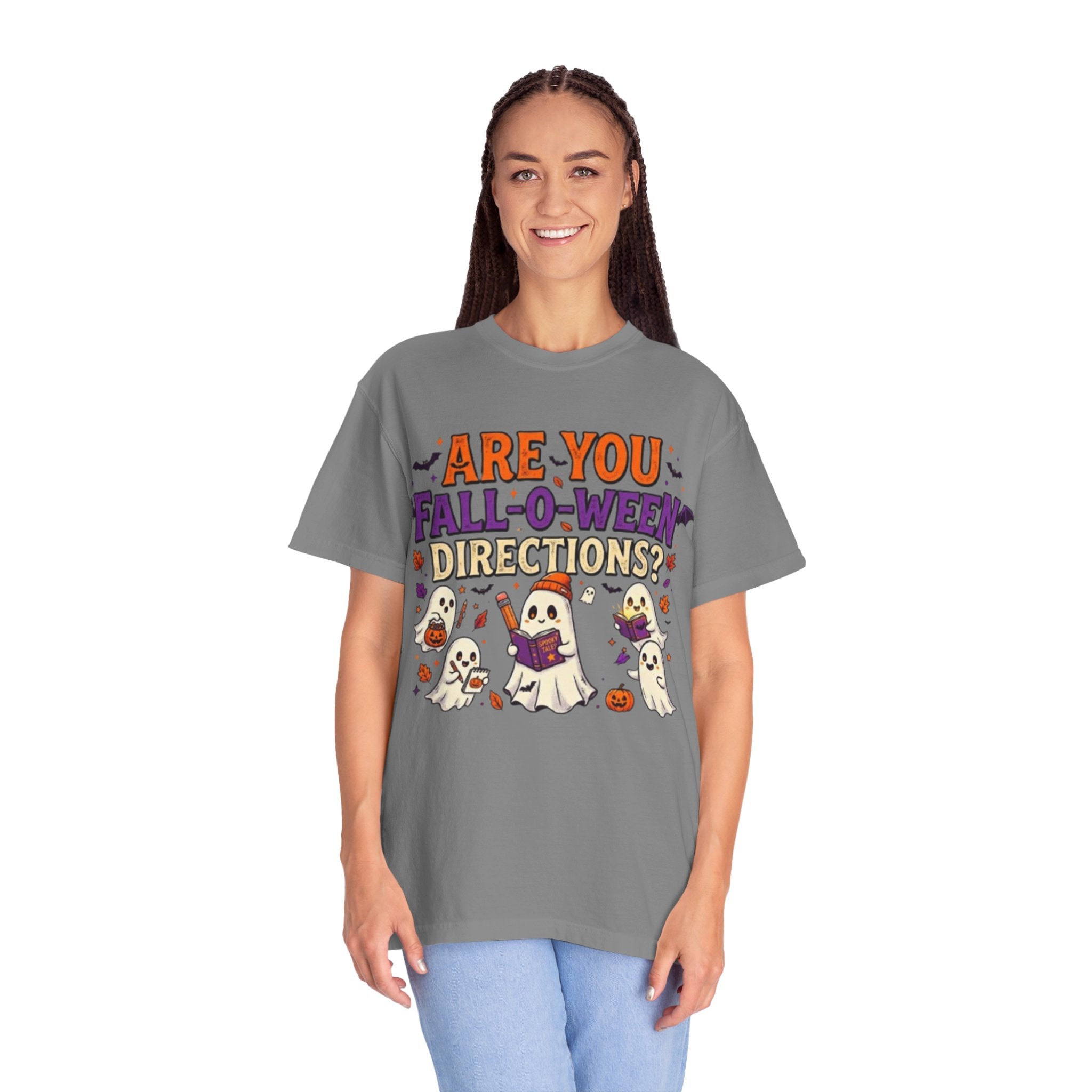 Are You Fall-O-Ween Directions? Halloween Ghosts Graphic T-Shirt
