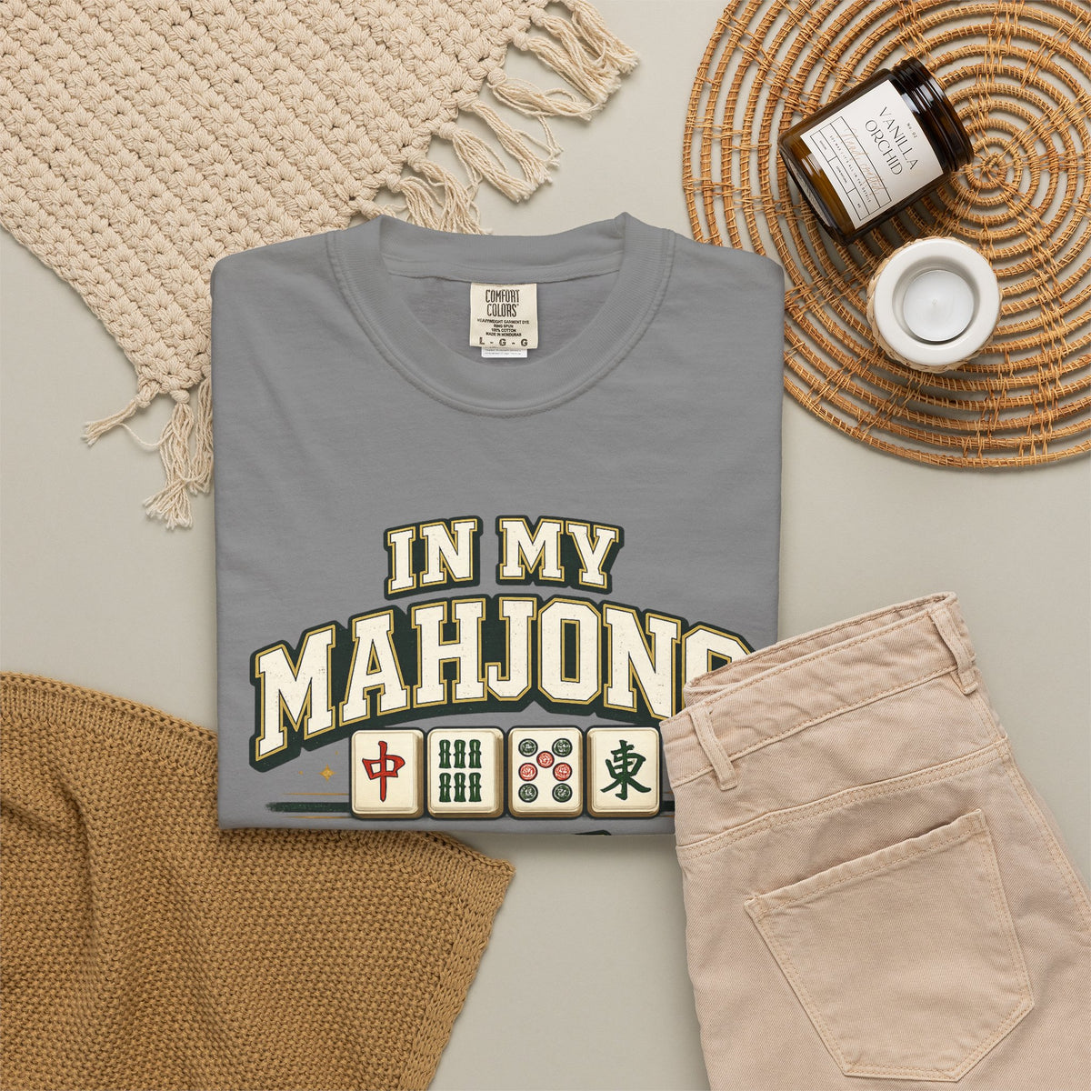 Mahjong T Shirt In My Mahjong Era Graphic Tee for Players and Fans