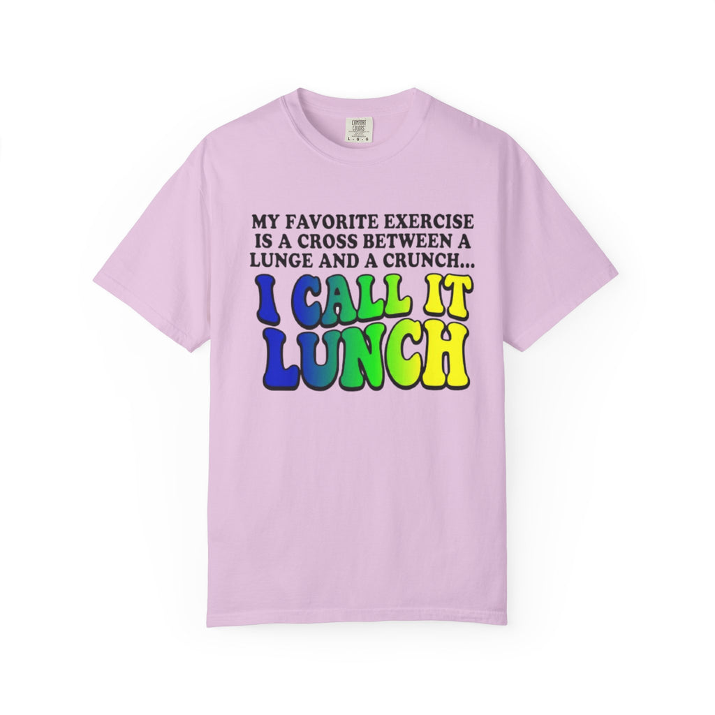I Call It Lunch T-Shirt Funny Fitness Food Quote Tee