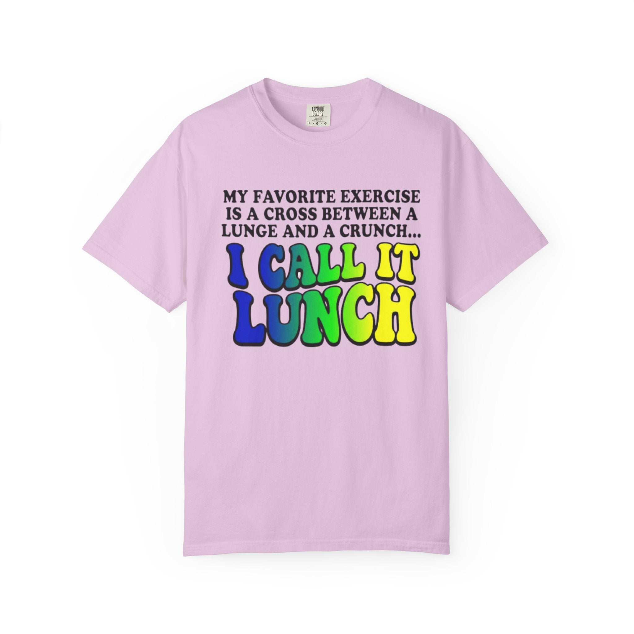 I Call It Lunch T-Shirt Funny Fitness Food Quote Tee
