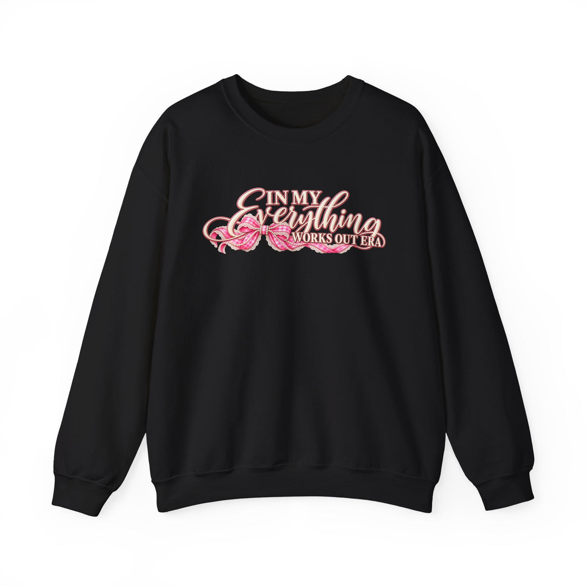 In My Everything Works Out Era Sweatshirt, Coquette Bow Crewneck, Positive Affirmation Shirt, Manifestation Gift for Her