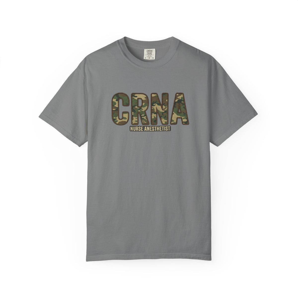 CRNA Camo T-Shirt — Nurse Anesthetist Military Style