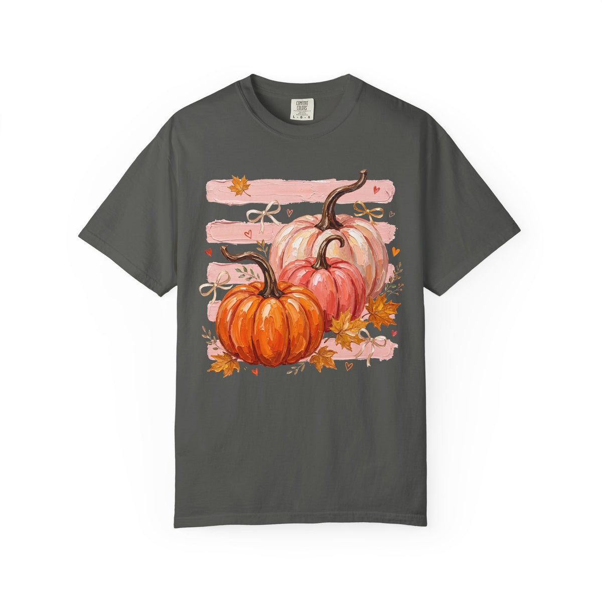 Pumpkin Harvest Tee Shirt Autumn Watercolor Pumpkins Tee
