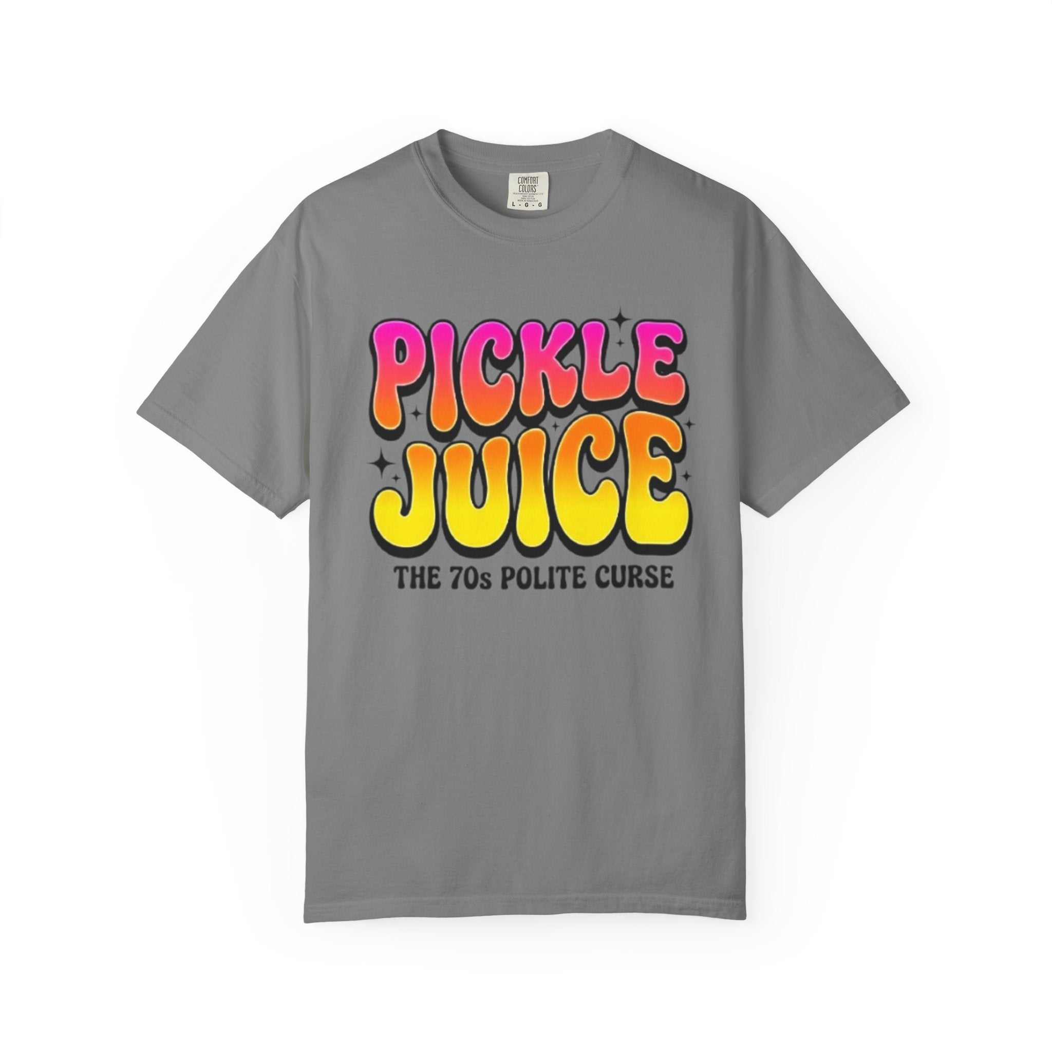 Pickle Juice Retro T-Shirt The 70s Polite Curse Vintage Graphic Tee