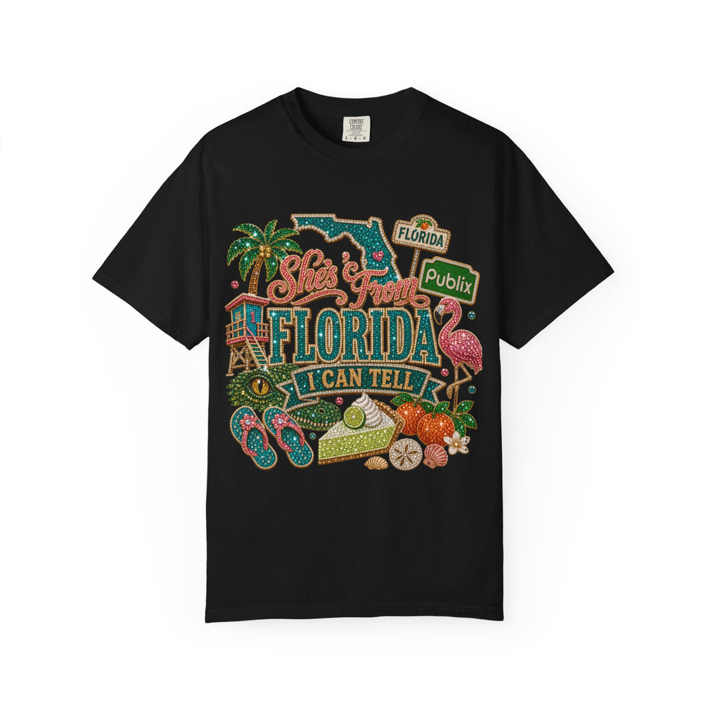Florida Icons T Shirt  I Can Tell Vintage Sunshine Tee