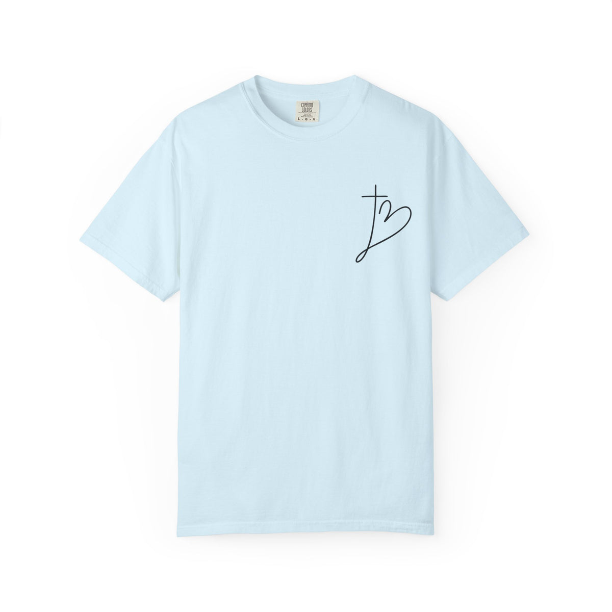 T-Shirt  Stronger Than the Storm Script Chest and Back Tee