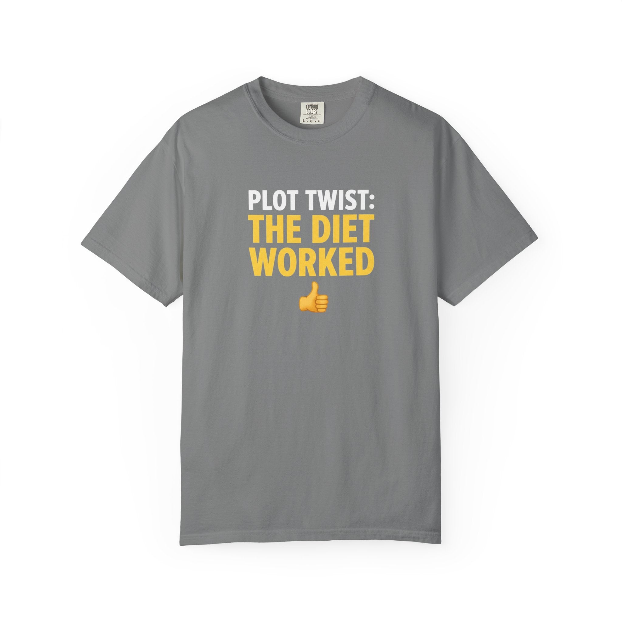 T Shirt The Diet Worked Funny Thumbs-Up Graphic Tee