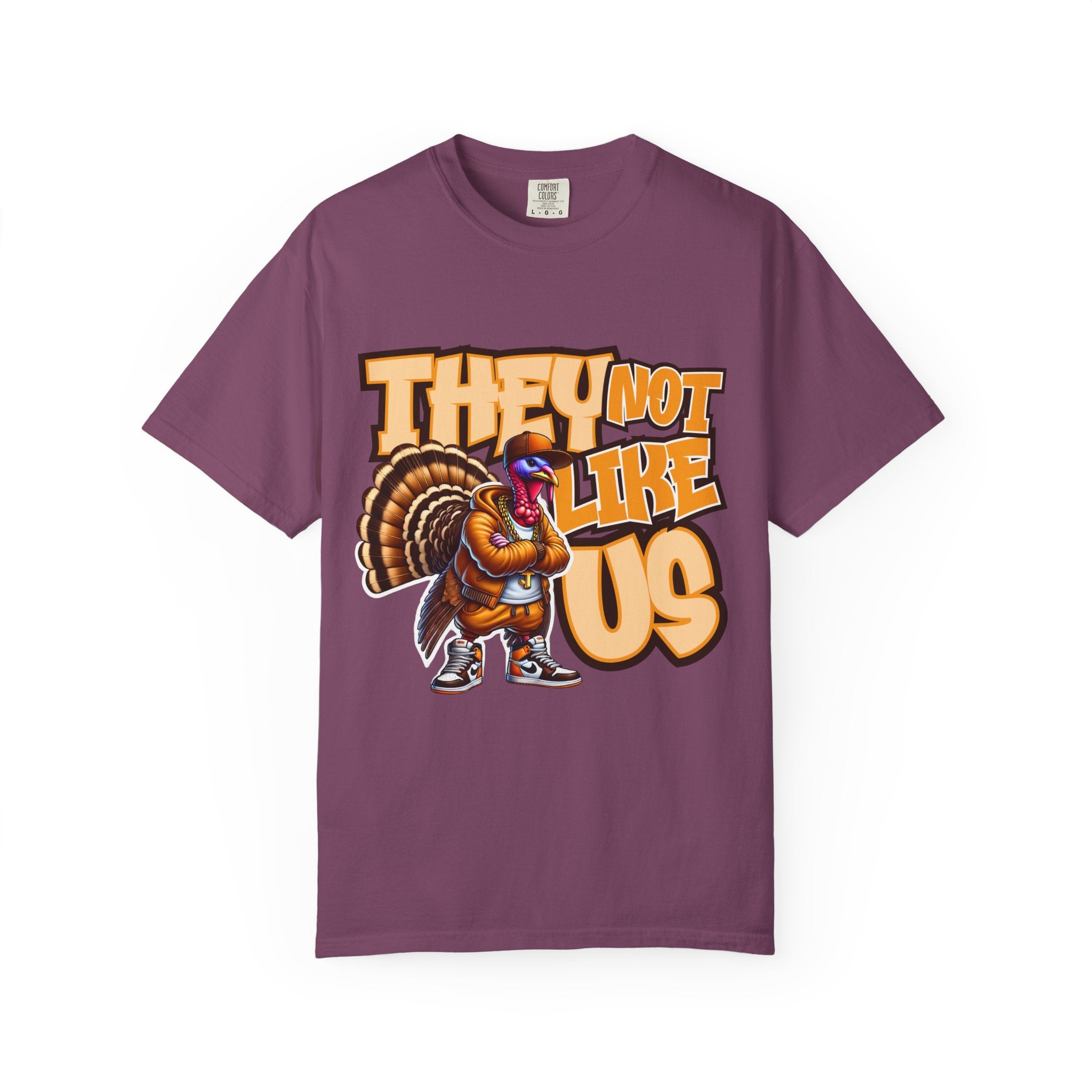 Thanksgiving Turkey Graphic T Shirt They Not Like Us Streetwear Tee