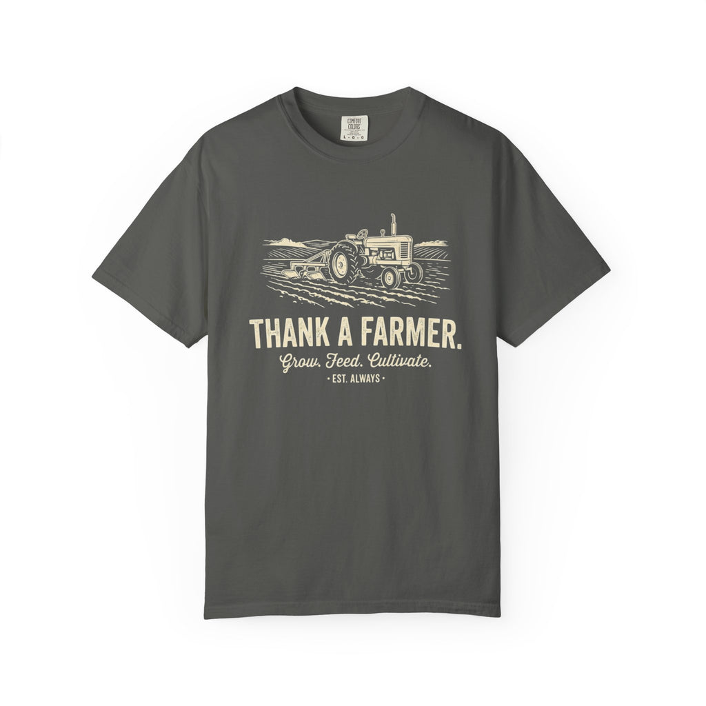 Thank A Farmer Tractor Tee Shirt Thank A Farmer Grow Feed Cultivate