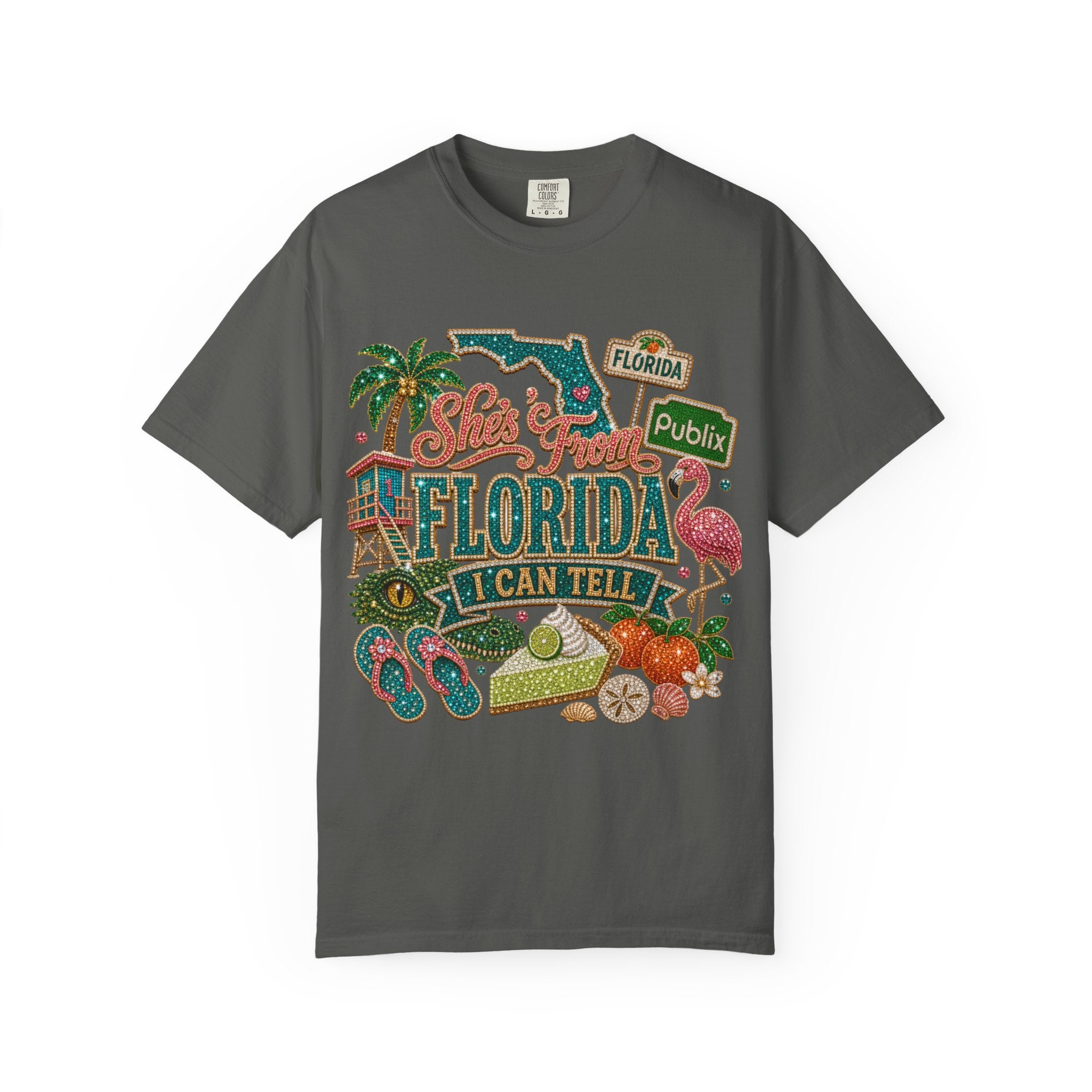 Florida Icons T Shirt  I Can Tell Vintage Sunshine Tee