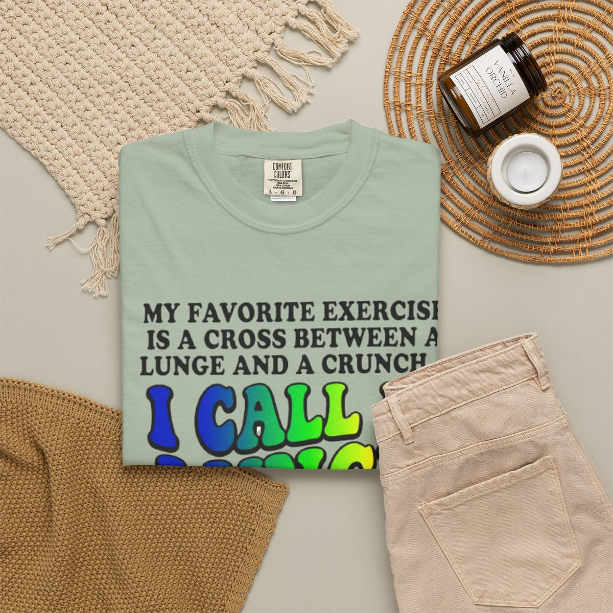I Call It Lunch T-Shirt Funny Fitness Food Quote Tee