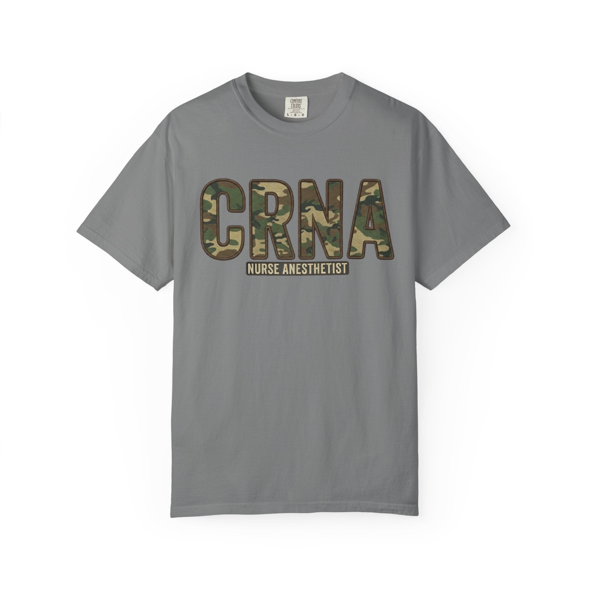 CRNA Camo T-Shirt — Nurse Anesthetist Military Style