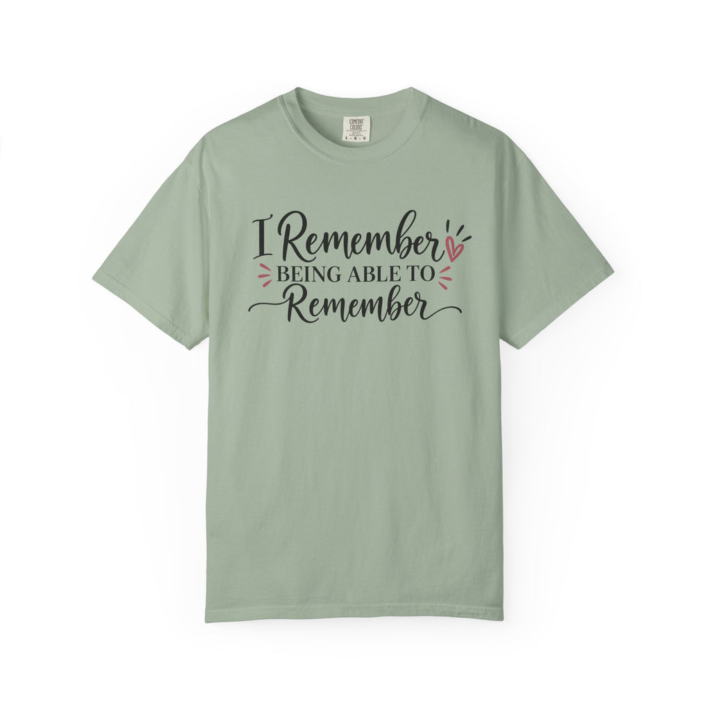 Menopause Shirt for Women, I Remember Being Able to Remember Tee, Funny Menopause T Shirt, Brain Fog Shirt, Midlife Humor Gift