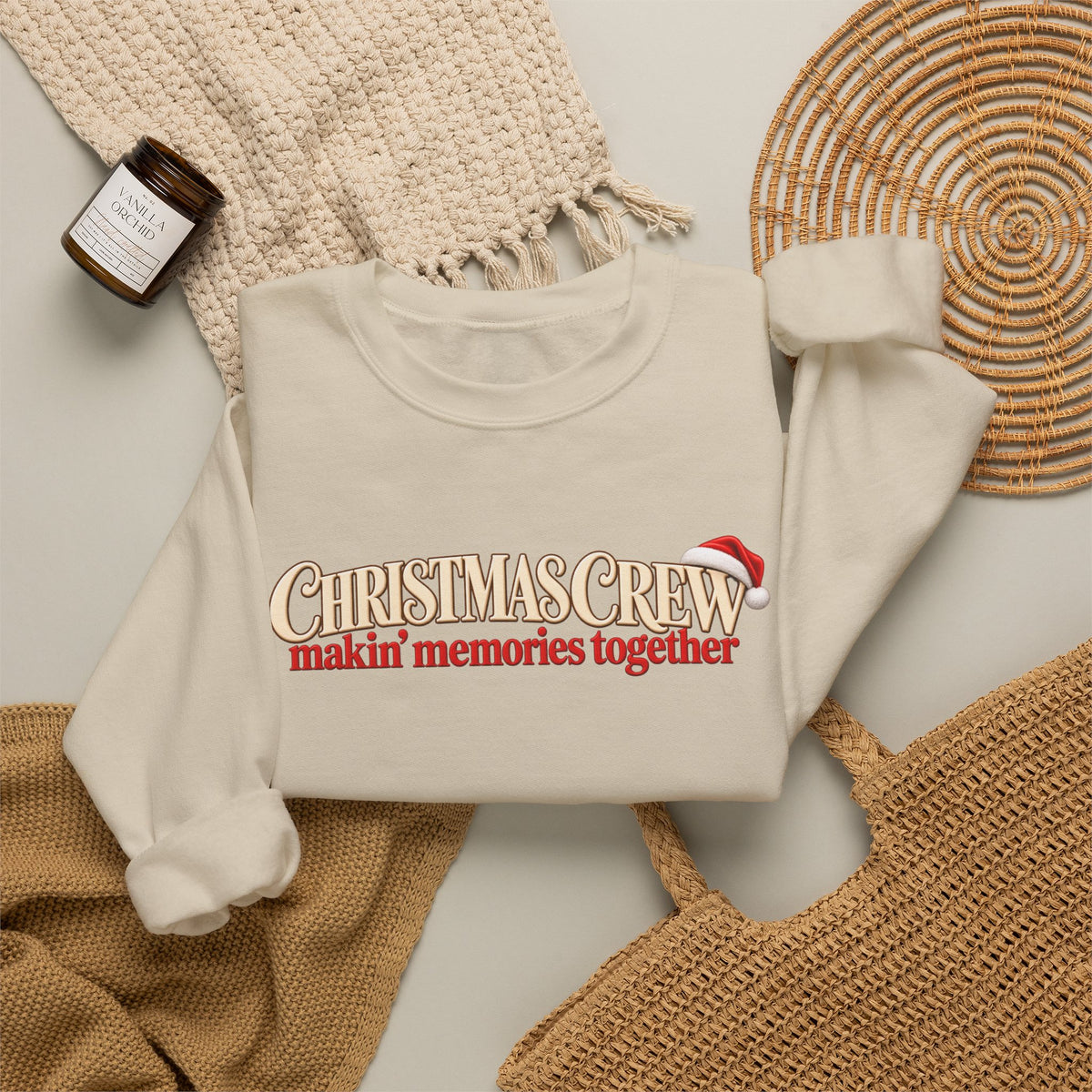 Christmas Crew Sweatshirt, Matching Family Christmas Shirts, Makin Memories Together, Unisex Holiday Crewneck, Christmas Family Outfit