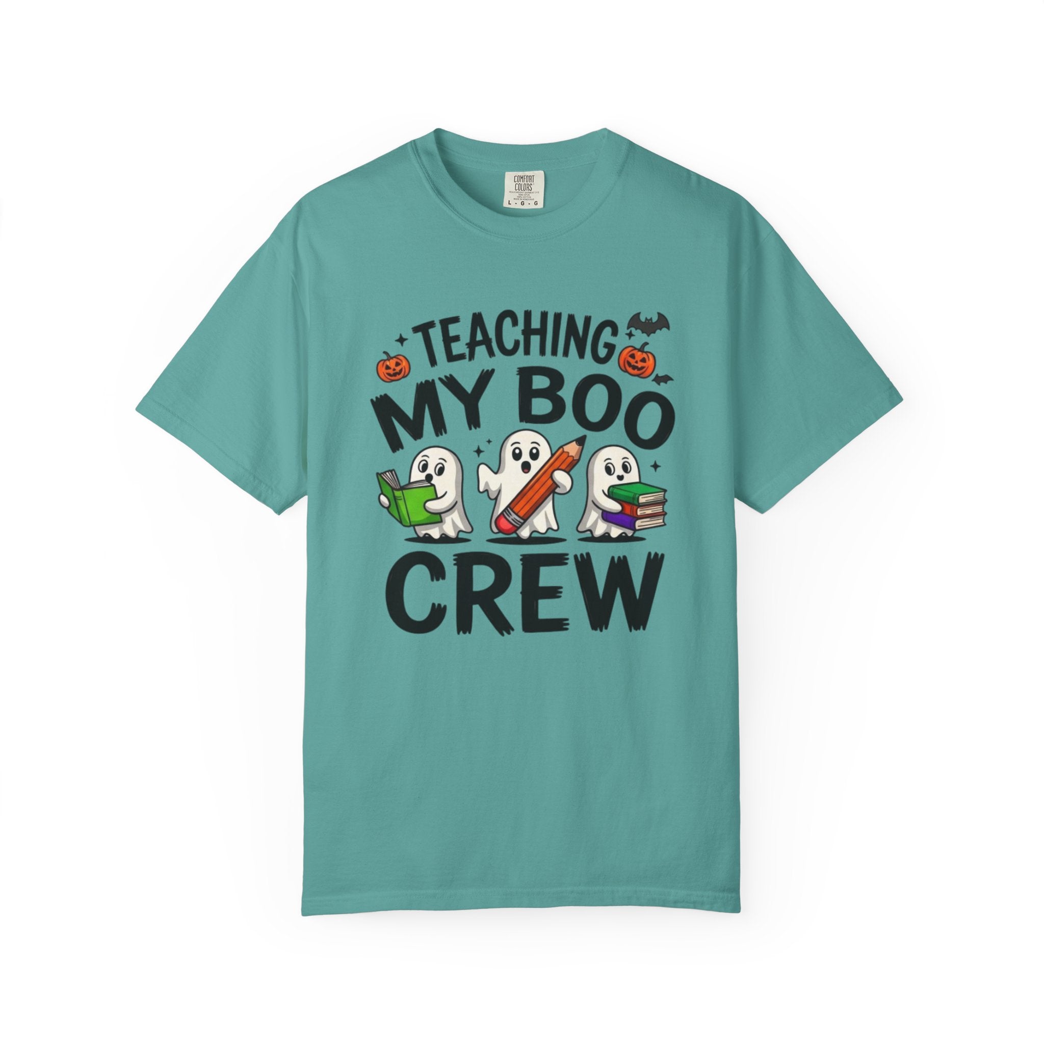 Teaching My Boo Crew T-Shirt Cute Halloween Teacher Tee