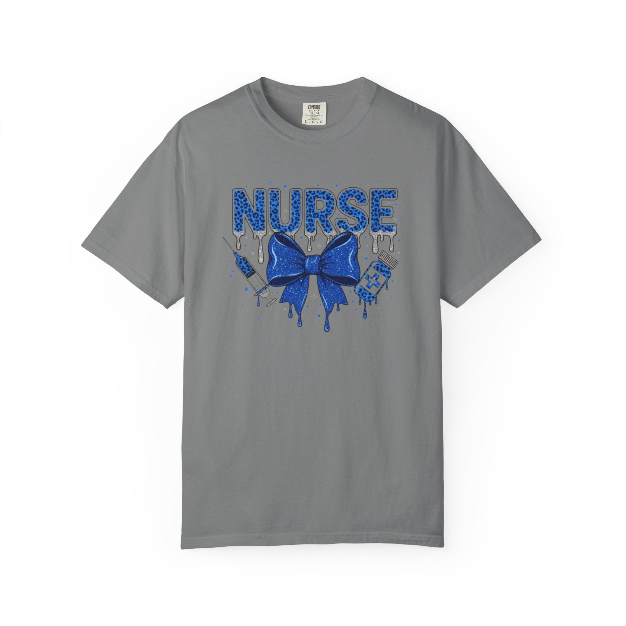 Nurse Blue Ribbon Graphic T Shirt Medical Nurse Appreciation Tee