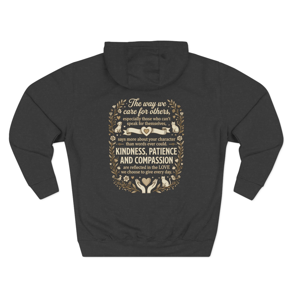 Inspirational Love Quote Hoodie The Way You Love Is A Reflection of You Fleece Pullover