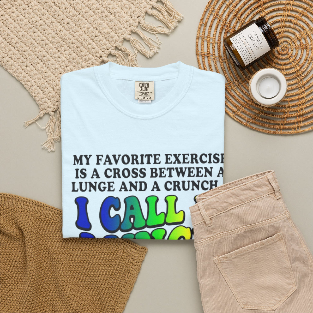 I Call It Lunch T-Shirt Funny Fitness Food Quote Tee