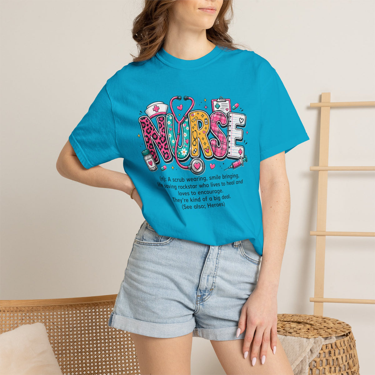 Nurse Shirt for Women, Cute Nurse T-Shirt, Registered Nurse Gift, Nursing Tee, Healthcare Worker Gift, Nurse Appreciation Shirt