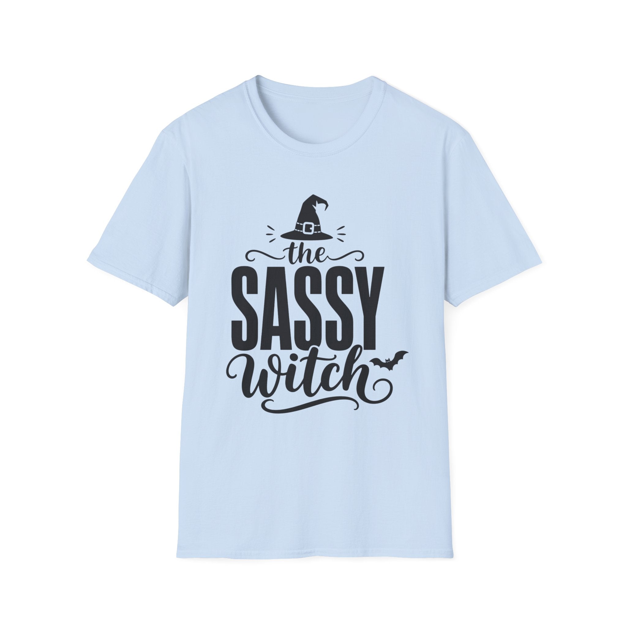 Sassy Witch T Shirt Halloween Graphic Tee with Witch Hat