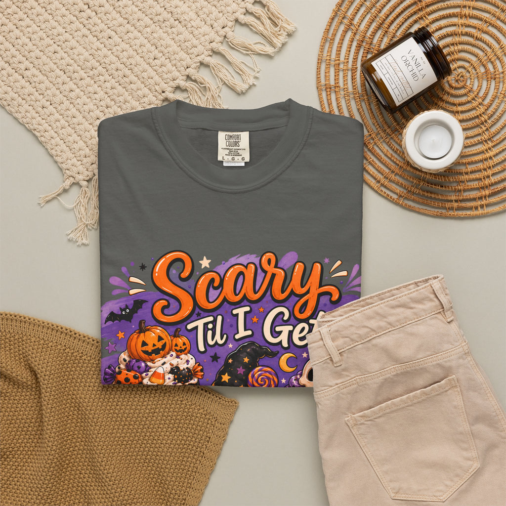 Halloween Coffee T Shirt Scary Til I Get My Coffee