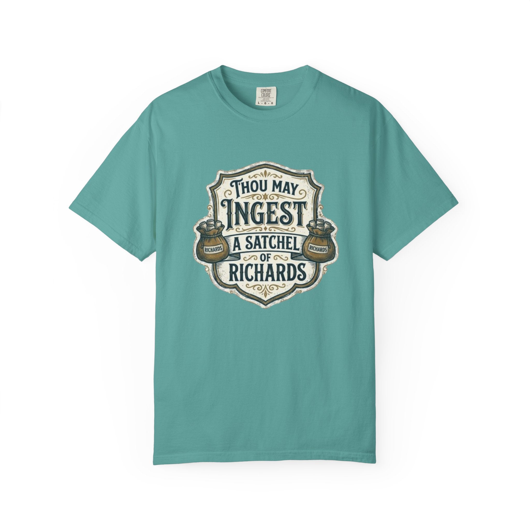 Tee Shirt Thou May Ingest a Satchel of Richards Vintage Apothecary Graphic