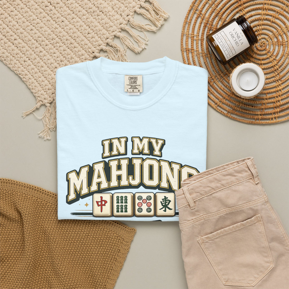 Mahjong T Shirt In My Mahjong Era Graphic Tee for Players and Fans