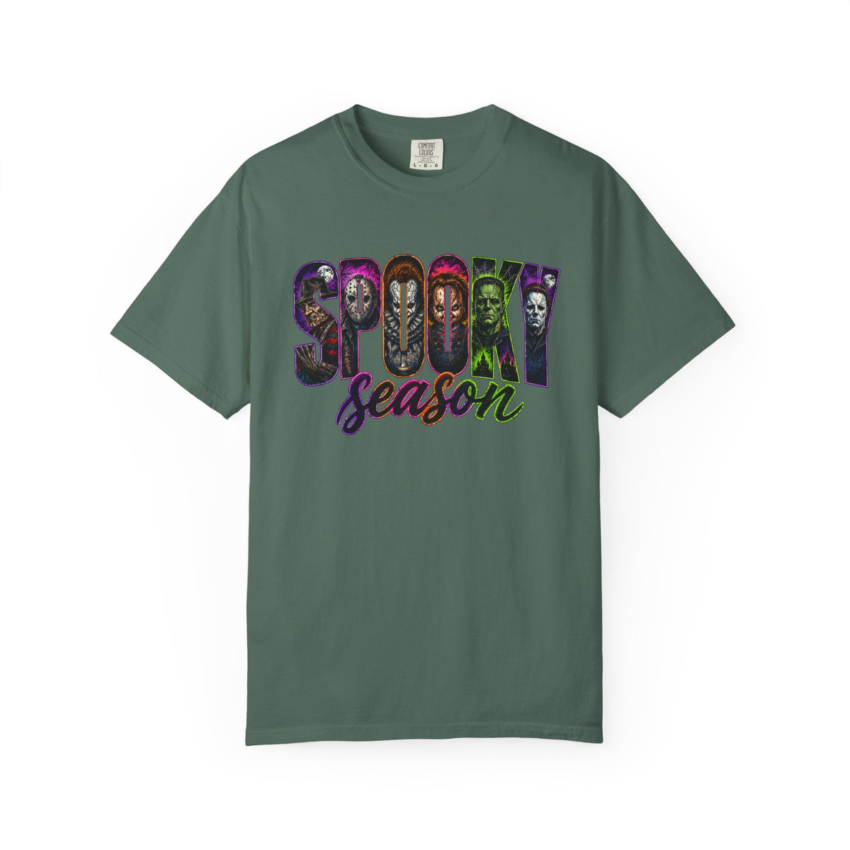 Spooky Season Tee Shirt Halloween Vintage Horror Graphic