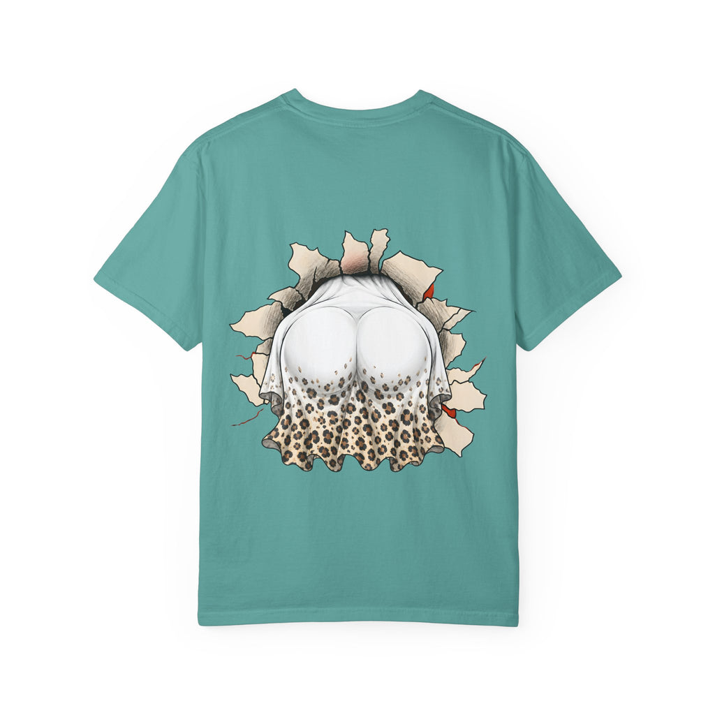 Halloween Gnome T-Shirt Funny Bubblegum Ghost and Leopard Butt Graphic Tee