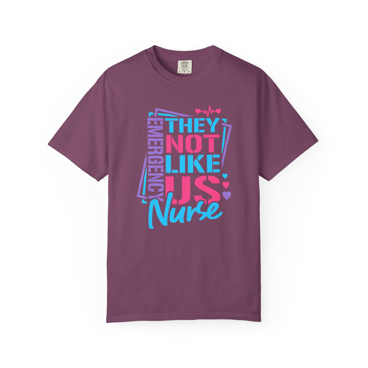 Emergency Nurse Shirt, They Not Like Us Nurse Tee, Funny ER Nurse Gift, Emergency Room Nurse T-Shirt, Healthcare Worker Gift