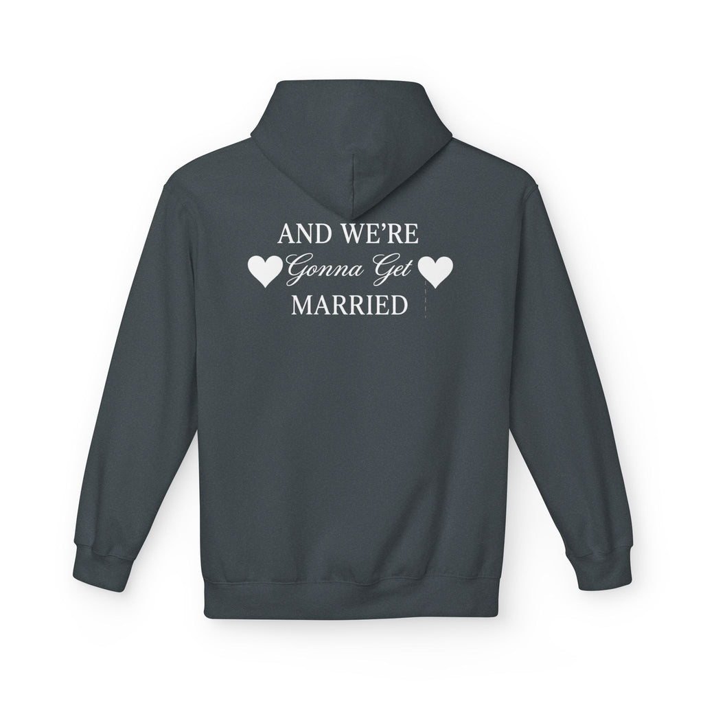 Engaged Couple Hoodie And We're Gonna Get Married Wedding Announcement Pullover