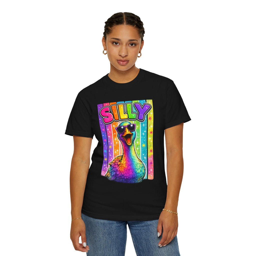 Silly Rainbow Goose T Shirt