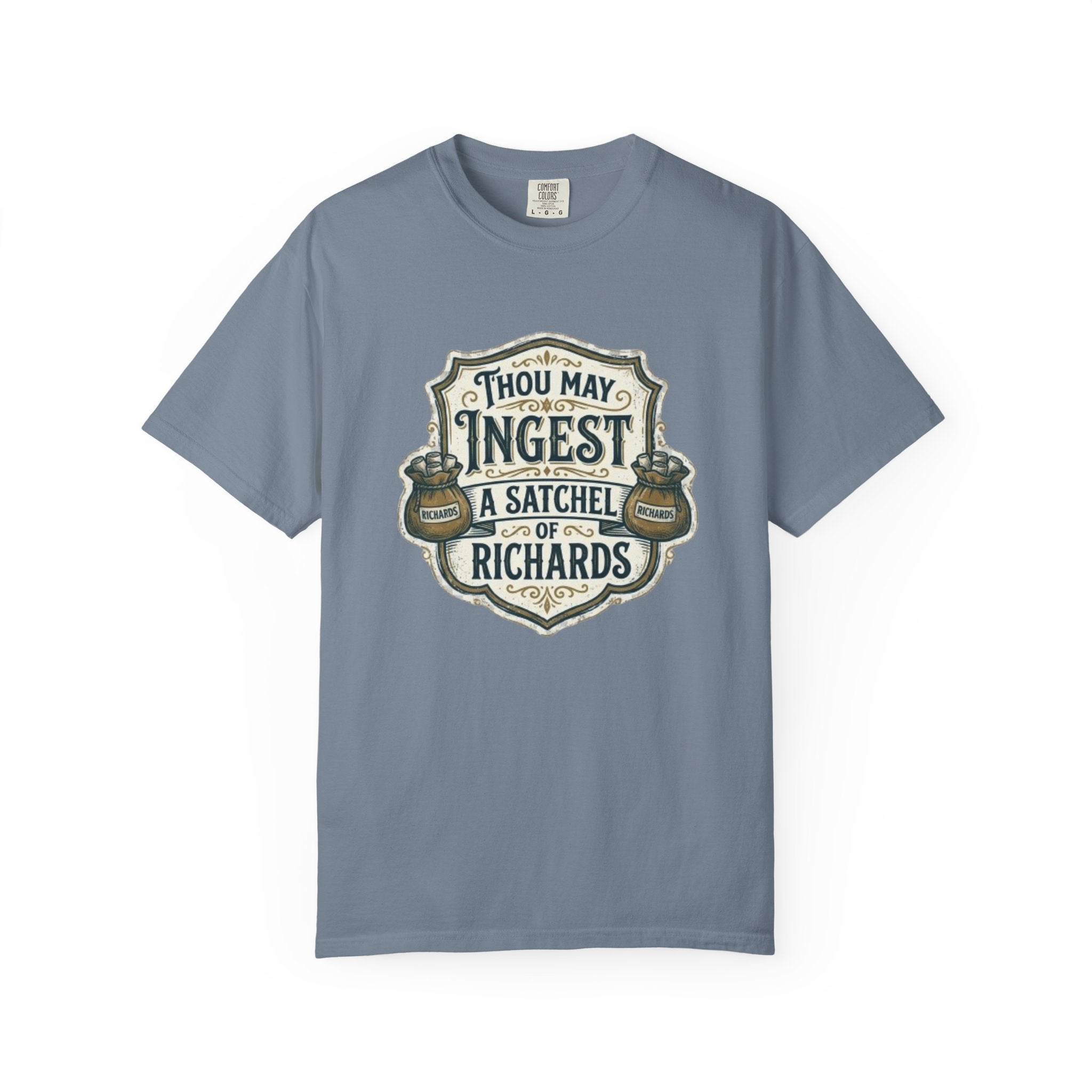 Tee Shirt Thou May Ingest a Satchel of Richards Vintage Apothecary Graphic