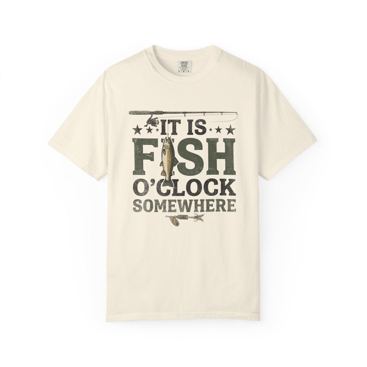 It Is Fish O Clock T Shirt Fishing Graphic Tee